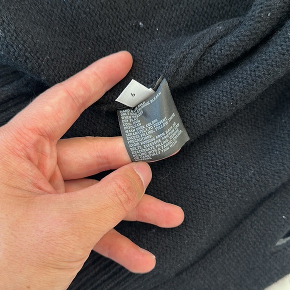 Uniqlo x Lemaire 100% Wool Black Cardigan with Hood Men Size XS - Picture 7 of 10